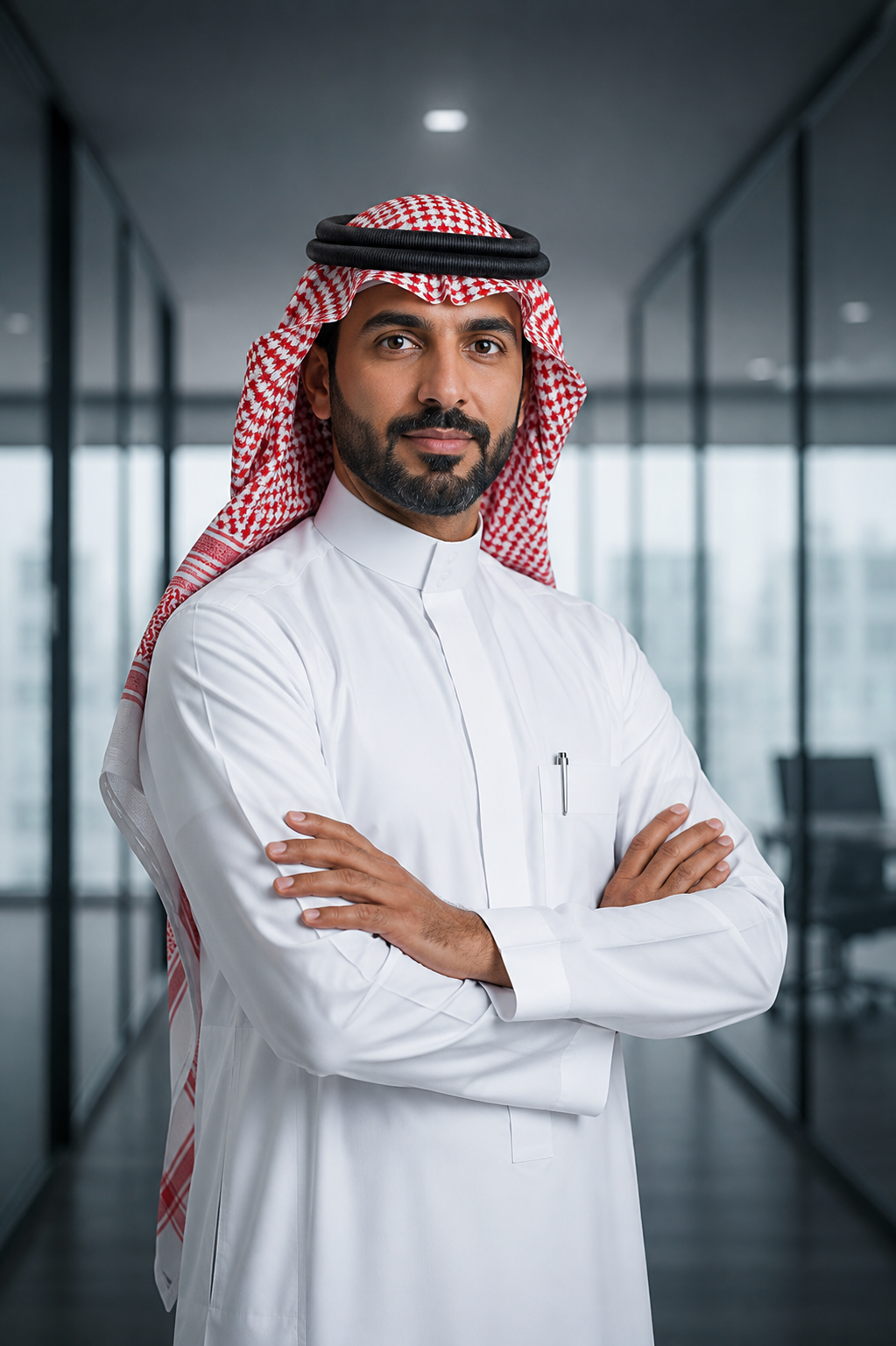 Senior executive portrait.